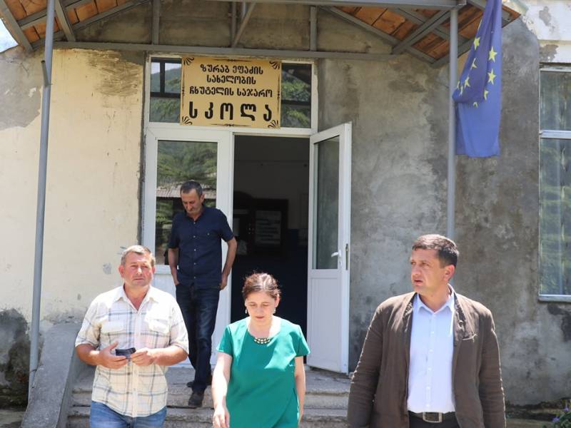 18 ივნისს, სახელმწიფო რწმუნებული არჩილ ჯაფარიძე ცაგერის მუნიციპალიტეტის სოფ.ჩხუტელის...